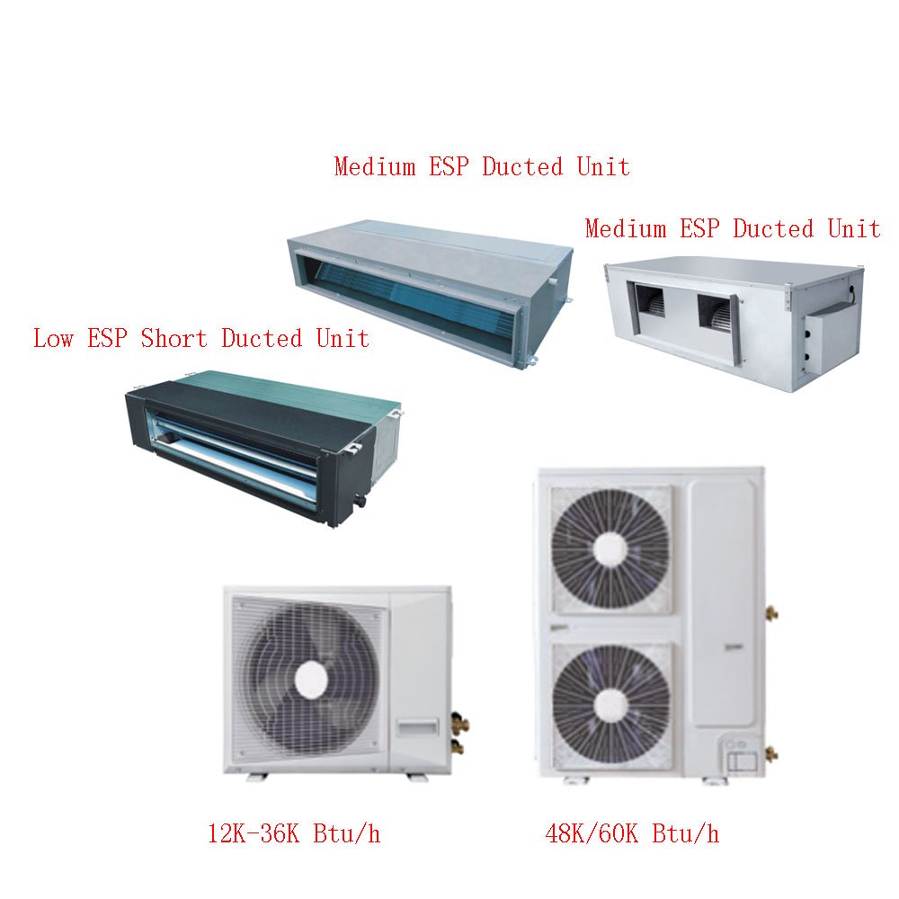 Carrier Ac Multi Zone Split Air Conditioner 18000 Btu with Split Ceiling Cassette Floor Ceiling Indoor Unit Mini VRF System