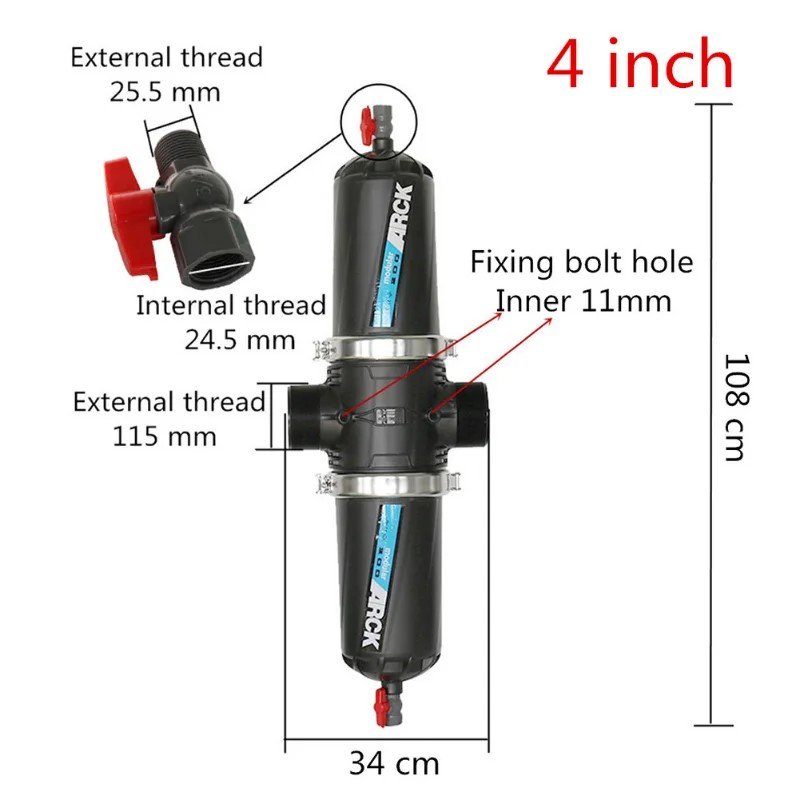 The Most Popular 2 Inch Plastic Drip Irrigation Screen Filter for Garden Watering