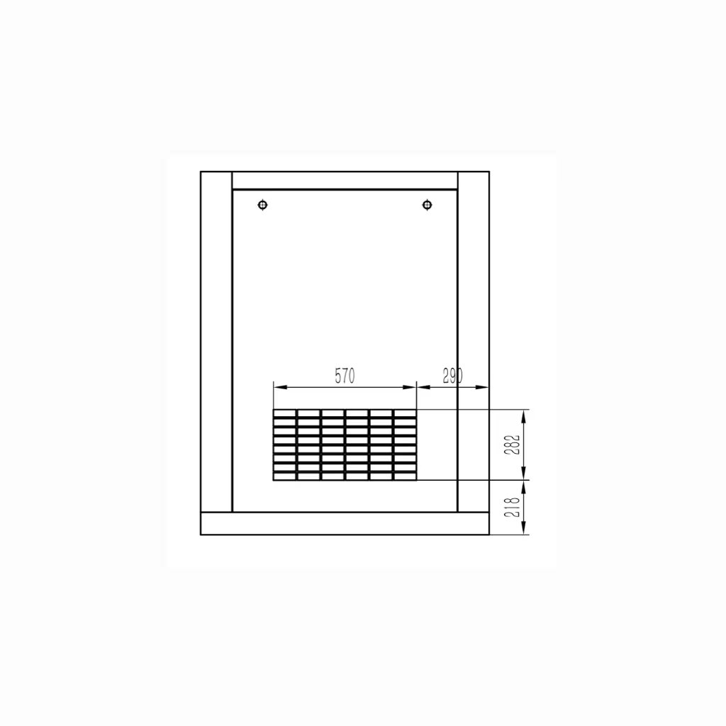 UNITED 1.3Mpa 37KW 50 HP 440V/60Hz Single-stage Fixed Speed Screw Air Compressor Water Cooled Sperry Marine Air Compressor