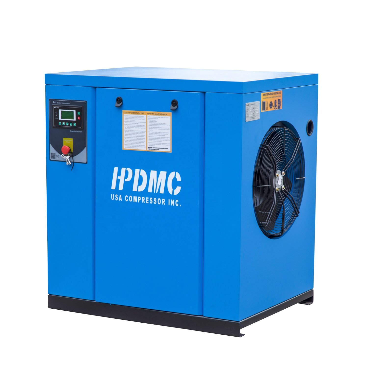 DMC PACK15 Low Vibration AC Fixed Speed 15kw 20hp Screw air Compressor Portable