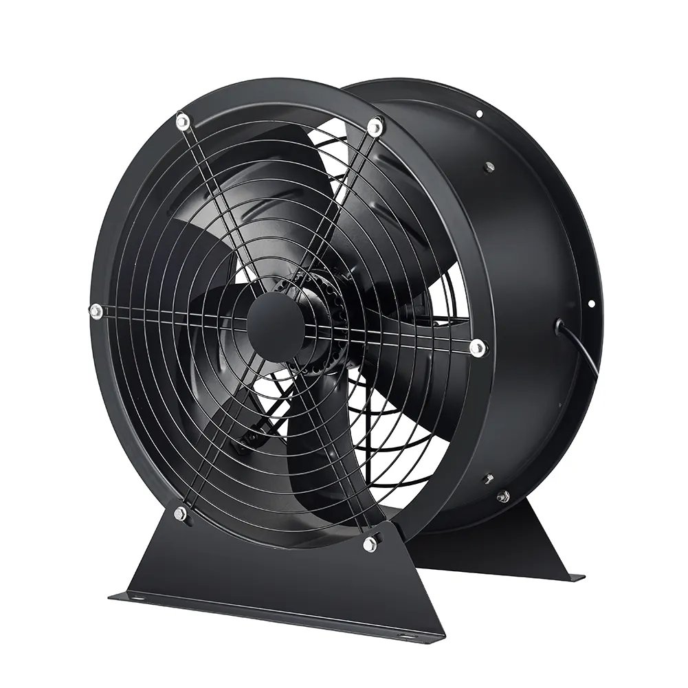 300mm 220V 380V Durable Industrial External Rotor Tube Flow Motor AC Axial Ventilation Exhaust Fan