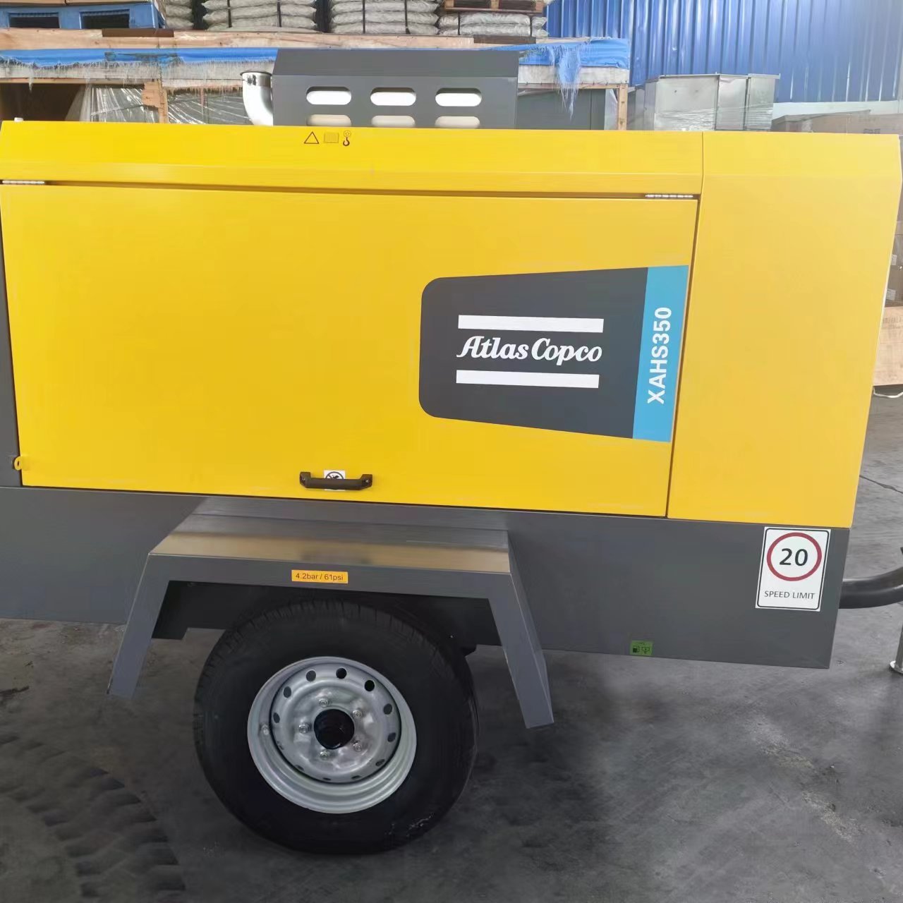 Atlas Copco Portable Screw Air Compressors XAHS350