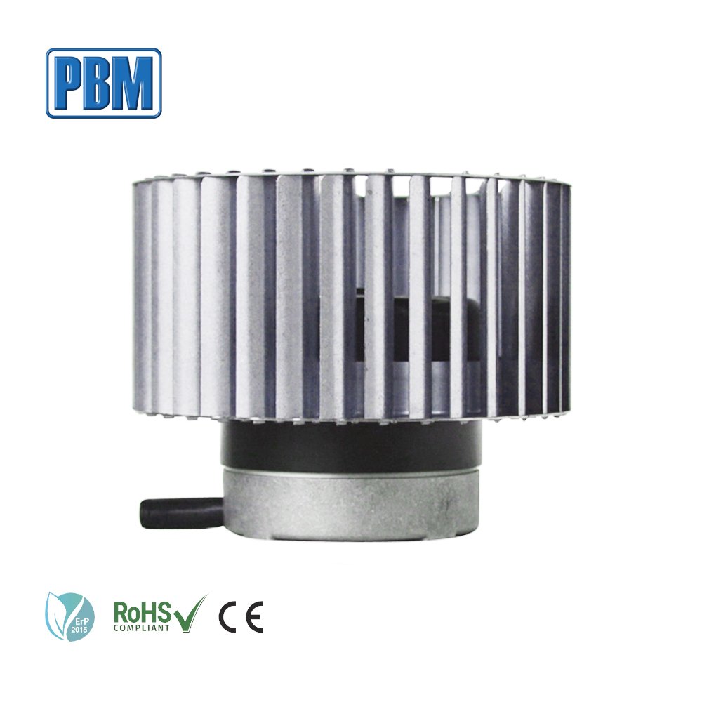 EC Technology Motor 133x66mm 48VDC Brushless External DC Forward Curved Centrifugal Blower Fan
