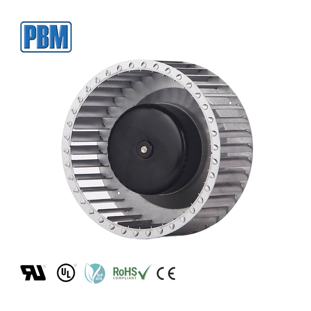 EC Technology Motor 133x66mm 48VDC Brushless External DC Forward Curved Centrifugal Blower Fan