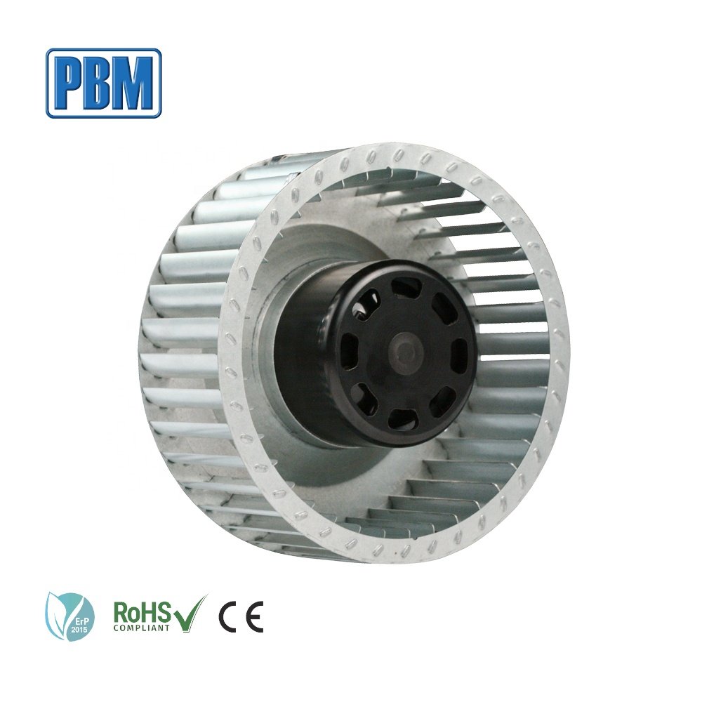 EC Technology Motor 133x66mm 48VDC Brushless External DC Forward Curved Centrifugal Blower Fan
