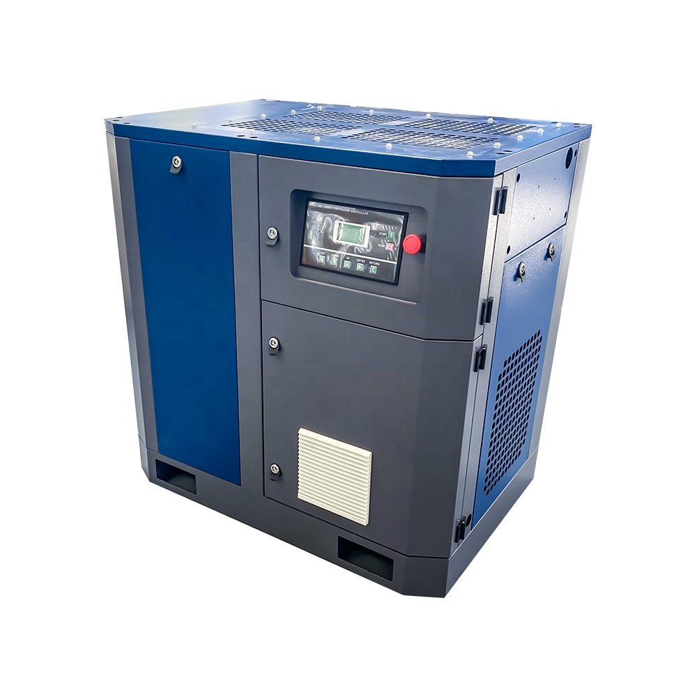 HANDE Industrial PM Variable Speed Drive Screw Air Compressor 15kw 20HP Electric Motor Large Compressor for CNC Machine Lathe