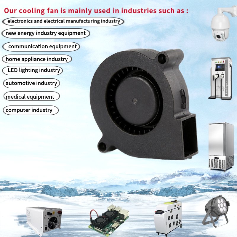 50x50x15 5v 12v 24v Blower Manufacturer 6500RPM Blowers Used in 3D Printer, Humidifier, Cool Xboxs, PC CPU Server Cooling Fan