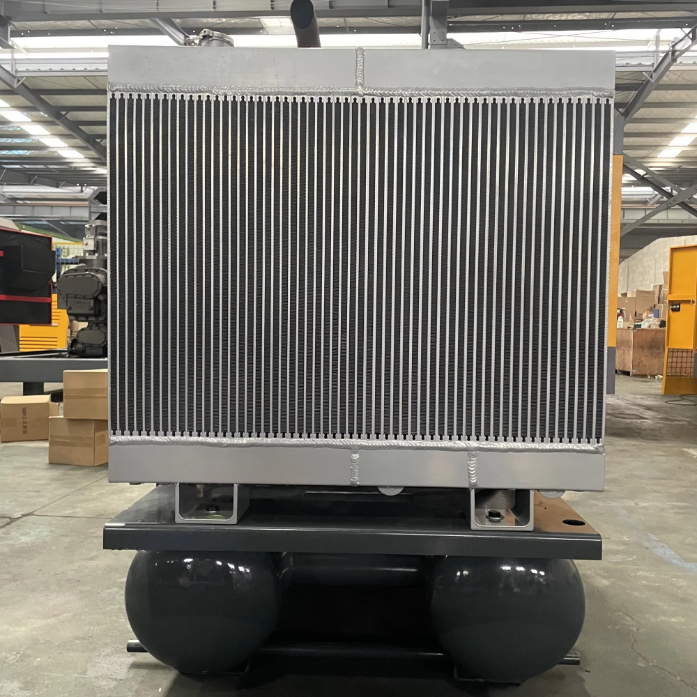 Factory Price Hot Selling 250cfm 8bar 200l Diesel Screw Air Compressor