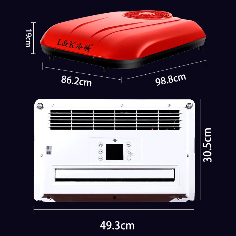 New 12V Car Air Conditioning with R134A Refrigerant 12 Volt Condenser for Truck air Conditioner