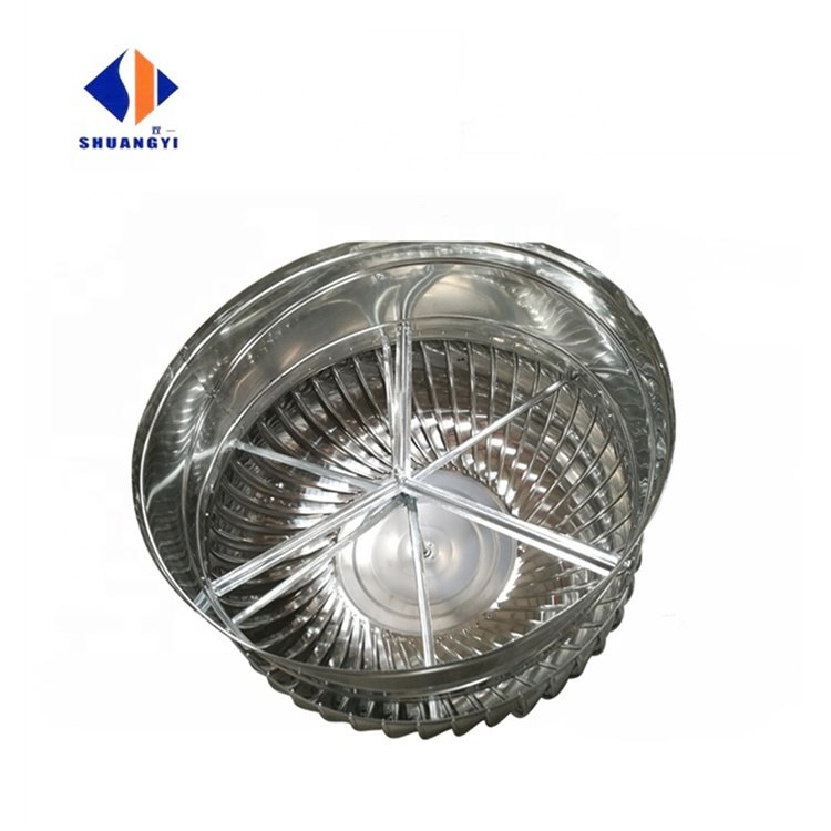 With Reasonable Price 500mm Stainless Steel 304 Roof Tile Wind Turbine Ventilator Non Powered Roof Blower Fan