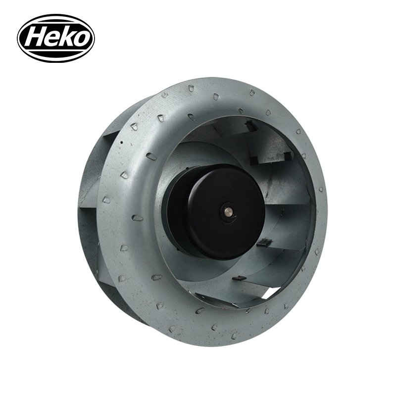 HEKO EC250mm135w 230vAC Metal Medium Speed Backward Centrifugal Fan Industrial Centrifugal Blower Fan