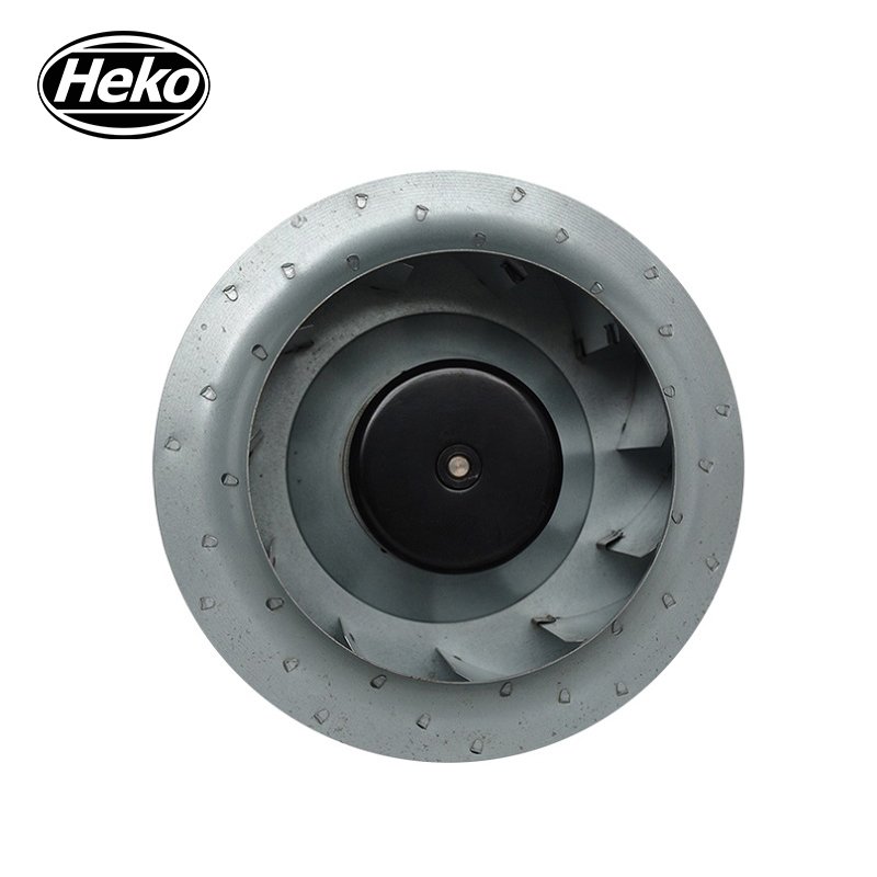 HEKO EC250mm135w 230vAC Metal Medium Speed Backward Centrifugal Fan Industrial Centrifugal Blower Fan