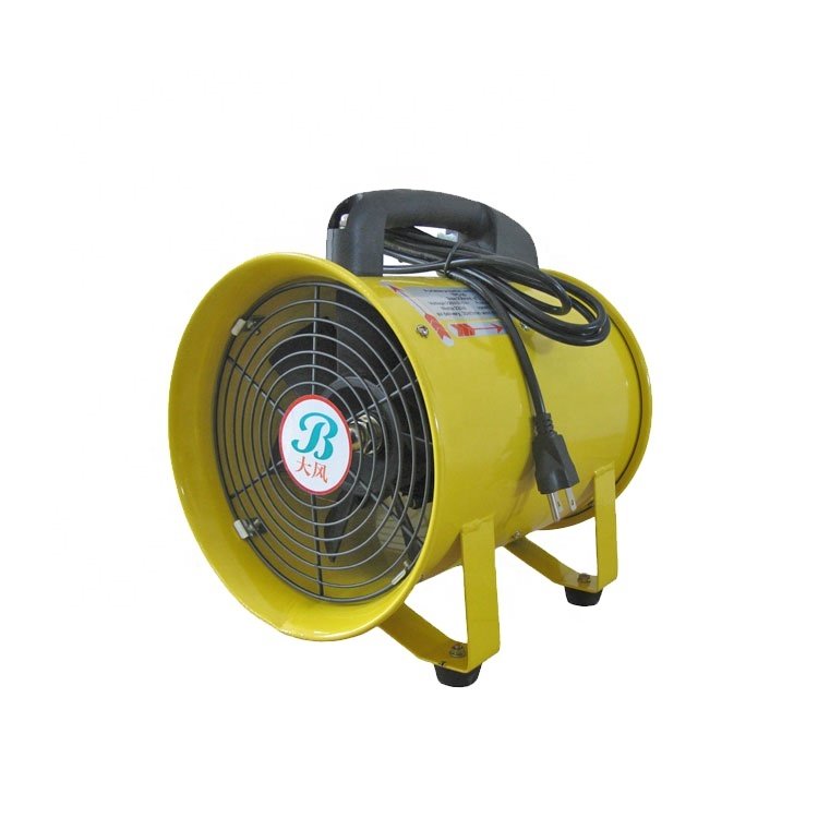 Single Phase AC Electrical 250mm 10 Inch Industrial Ventilation Fan Axial Flow Fans Portable Blower