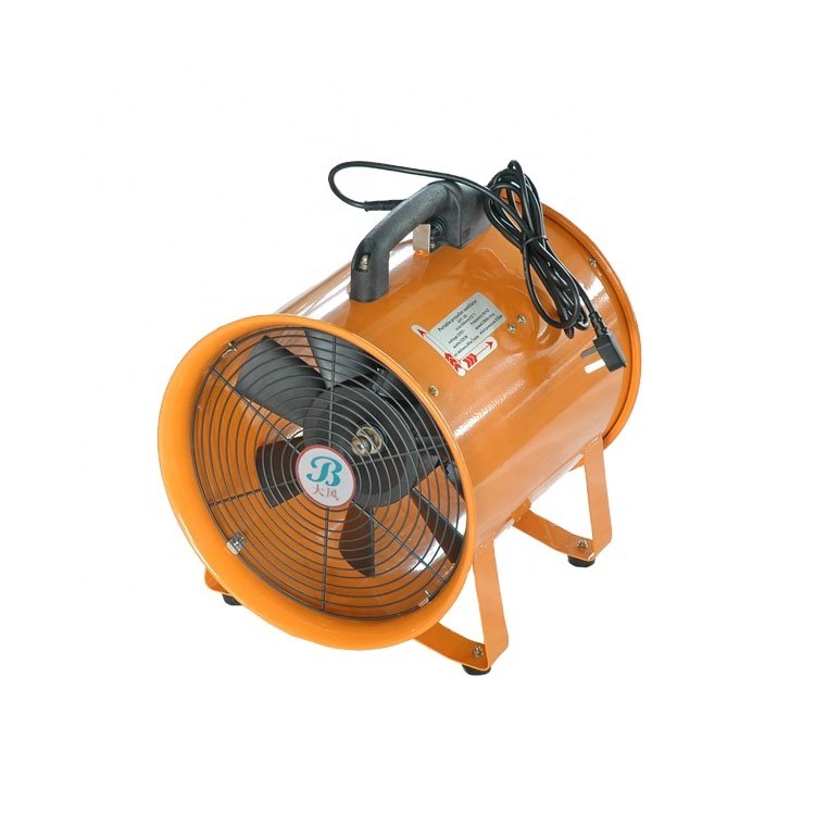 Single Phase AC Electrical 250mm 10 Inch Industrial Ventilation Fan Axial Flow Fans Portable Blower