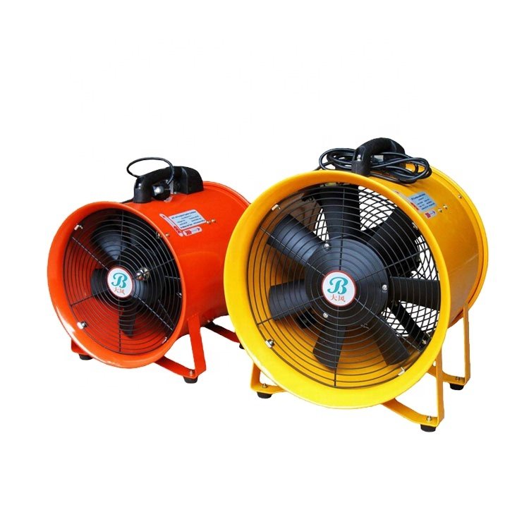 Single Phase AC Electrical 250mm 10 Inch Industrial Ventilation Fan Axial Flow Fans Portable Blower