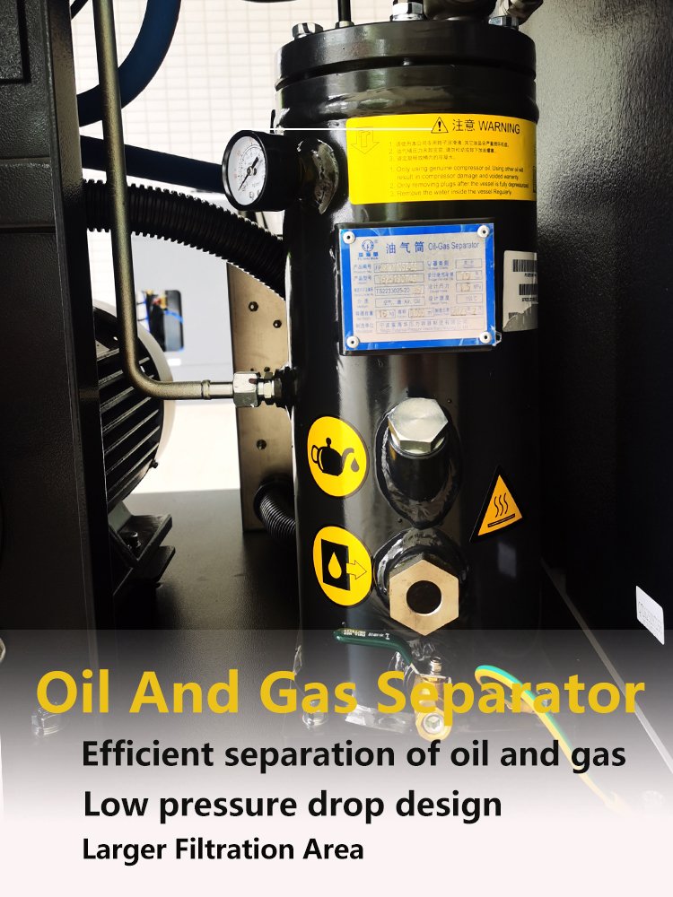 7.5KW air Compressor Atlas Copco Groub Liutech Permanent Magnet Frequency Conversion Compressor Mobile Atlas Copco Compressor