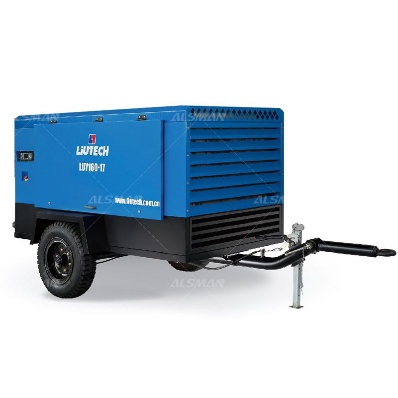 Liutech LUY100-12 12bar Screw Type Energy diesel Saving Portable Mobile air Compressor for Industrial Compressor air