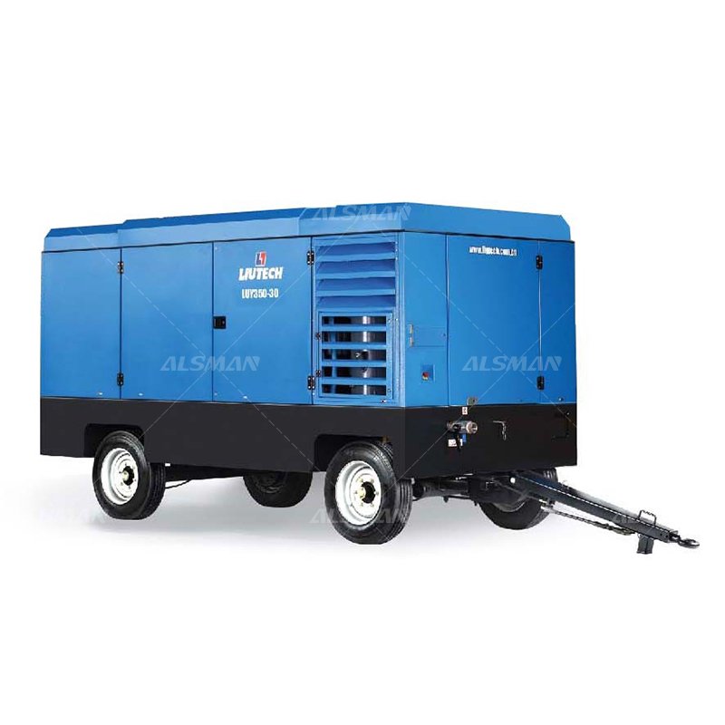 Liutech LUY100-12 12bar Screw Type Energy diesel Saving Portable Mobile air Compressor for Industrial Compressor air