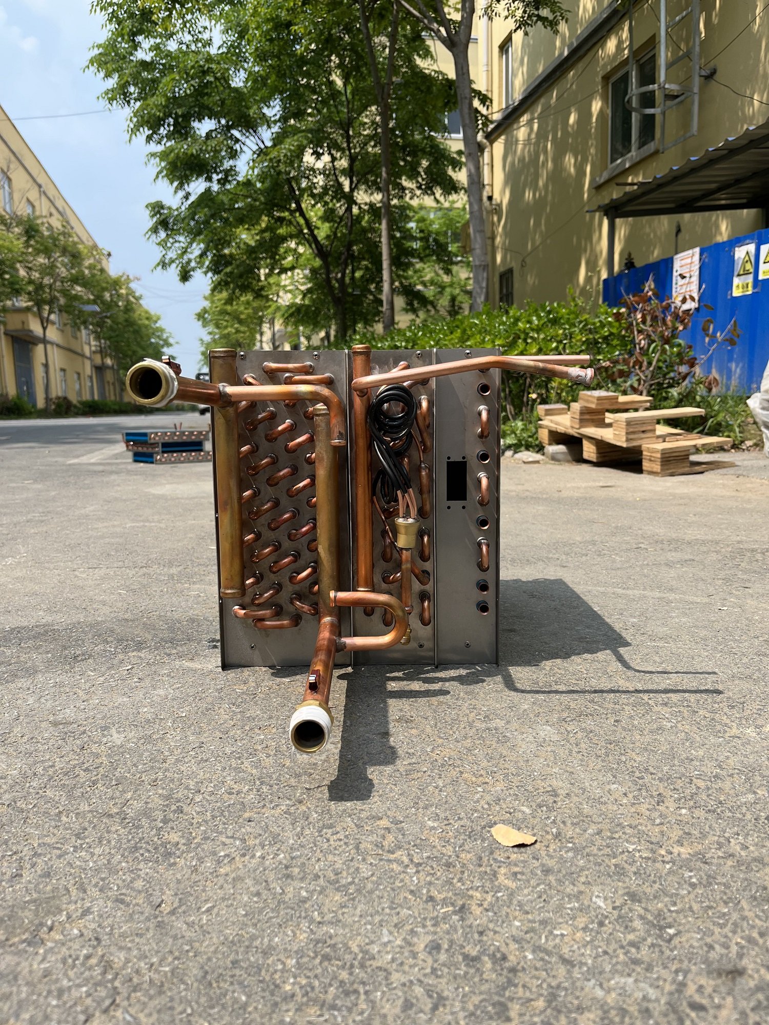 Industrial Central Air Conditioner with Fin Condenser Heat Exchanger