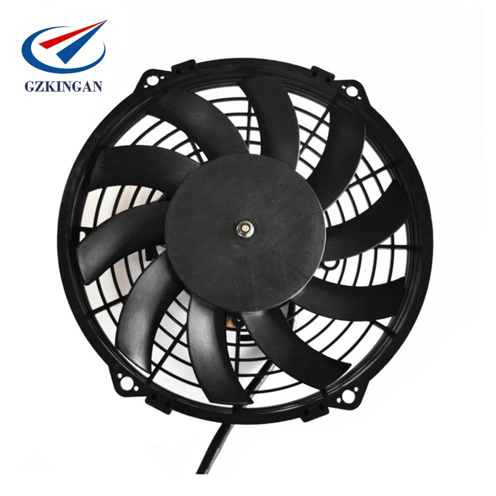 12 Volt Radiator Condenser Fan, air Conditioner Electric Fan 9 Inch Cooling Fan for Refrigerator Truck A/C System