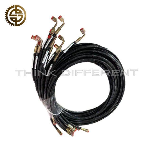 For SINOTRUK HOWO Truck Parts WG9719820207/600mm WG9719820206 /2600mm Cabin Hydraulic Hose Single Bend Hose