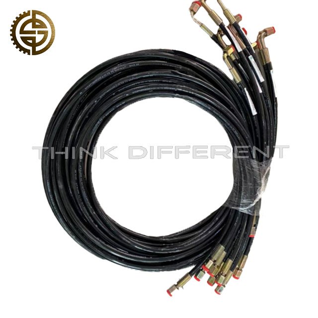 For SINOTRUK HOWO Truck Parts WG9719820207/600mm WG9719820206 /2600mm Cabin Hydraulic Hose Single Bend Hose