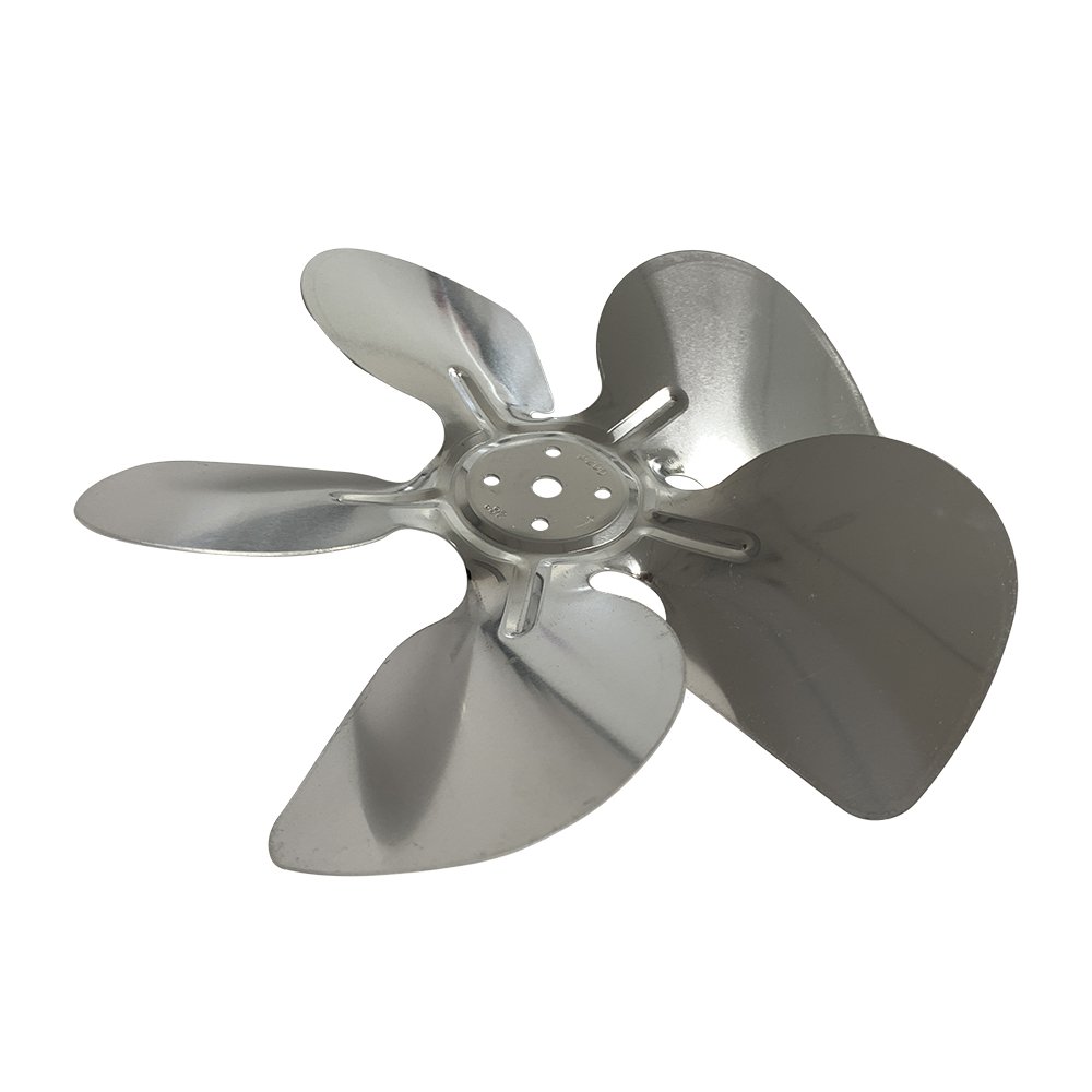 Silver Aluminium Fan Blade Shaded Pole Motor Fan Blade Customized Blower Fan Blade