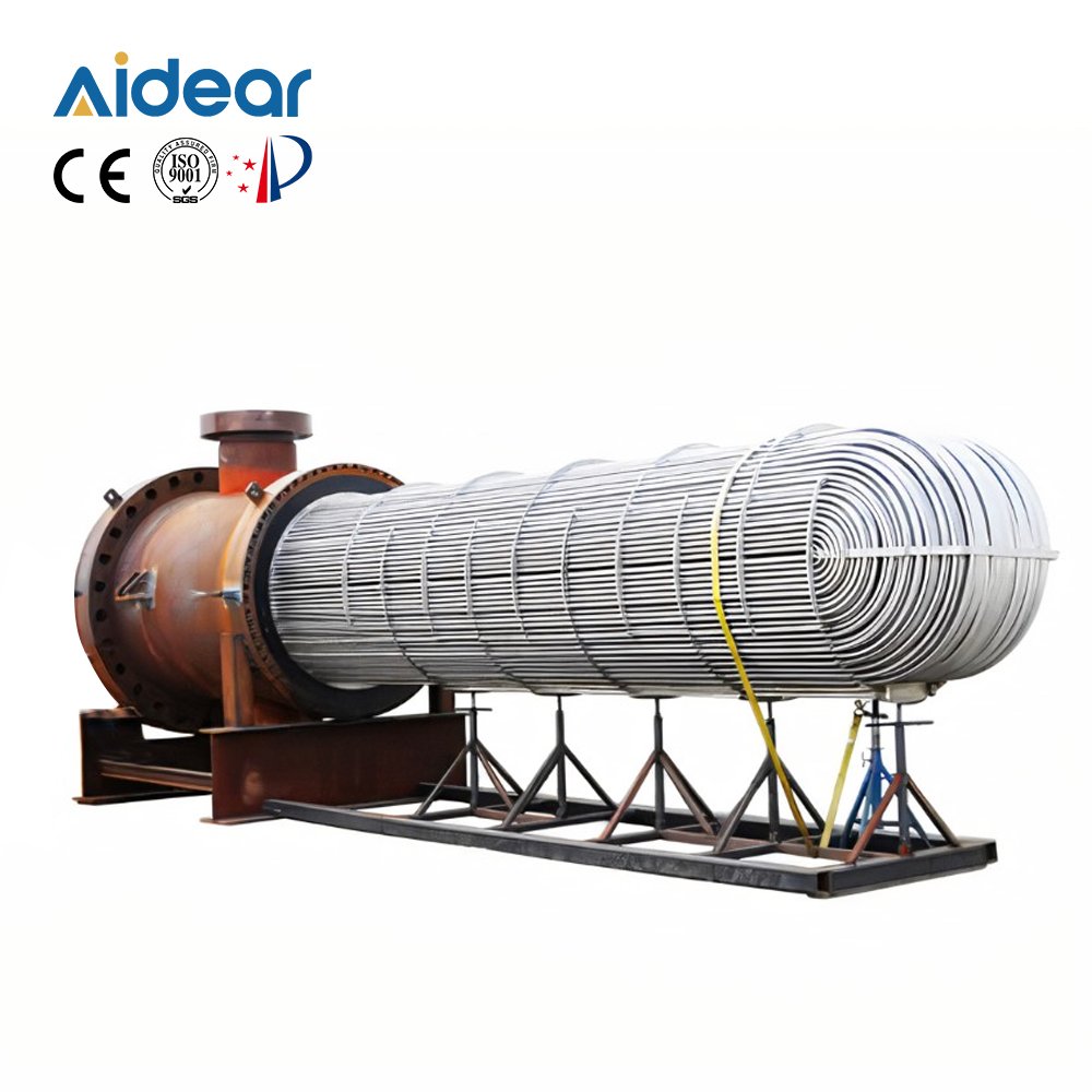 Industrial Stainless Steel Shell Heat Exchanger Tube for Water Oil Cooler Heater Reboiler Evaporator Condenser