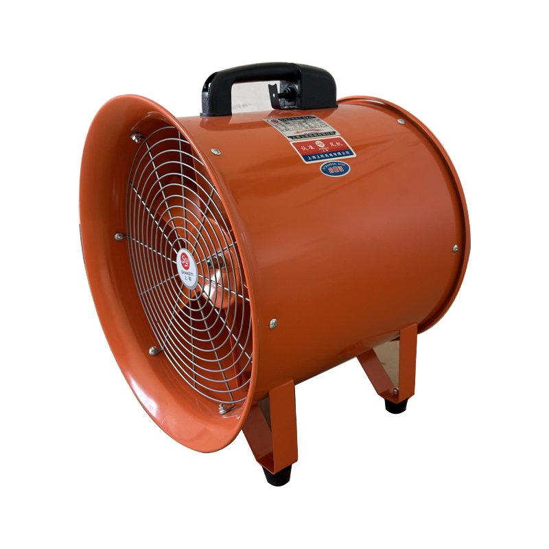 16 Inch Portable Axial Flow Fan Free-Standing Air Ventilation Blower with Ducts OEM Customizable for Home Office Ventilation