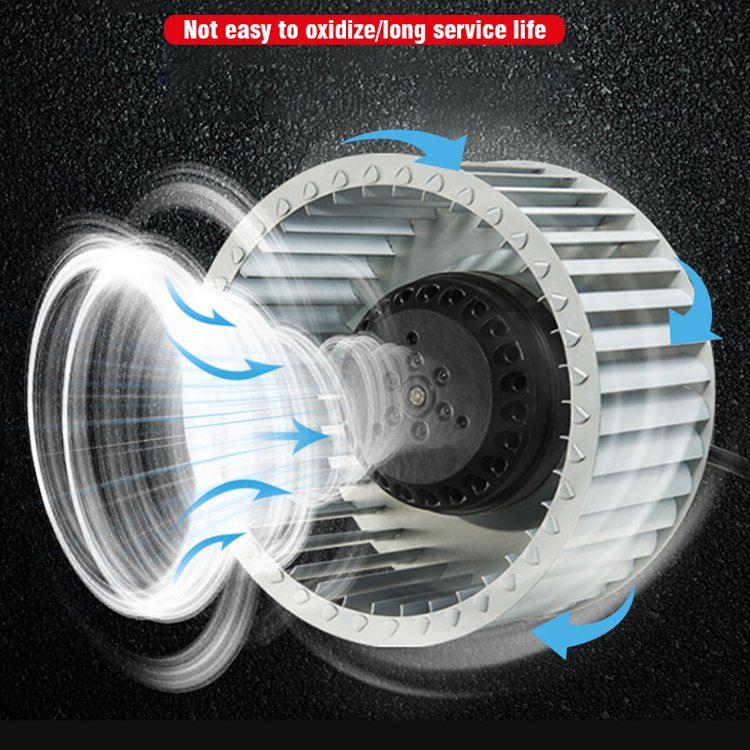 AC/DC/EC 2200 Rpm Small Frequency Multi-Wing Centrifugal Blower Fan 220v Low Noise Industrial Centrifugal Fans Blowers