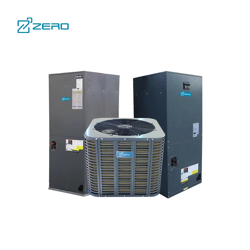 ZERO 15 Seer 18000 24000 Btu Heat Pump Top Discharge Condenser Air Handler 36000 Btu On/off Air Conditioner for Home in America