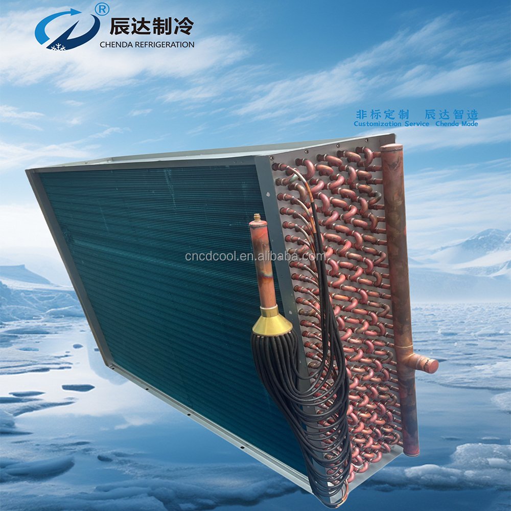 Industrial Air Cooler Equipment Stainless Steel Tube Coil Condenser Evaporator Heat Exchanger Copper Material Competitive Price