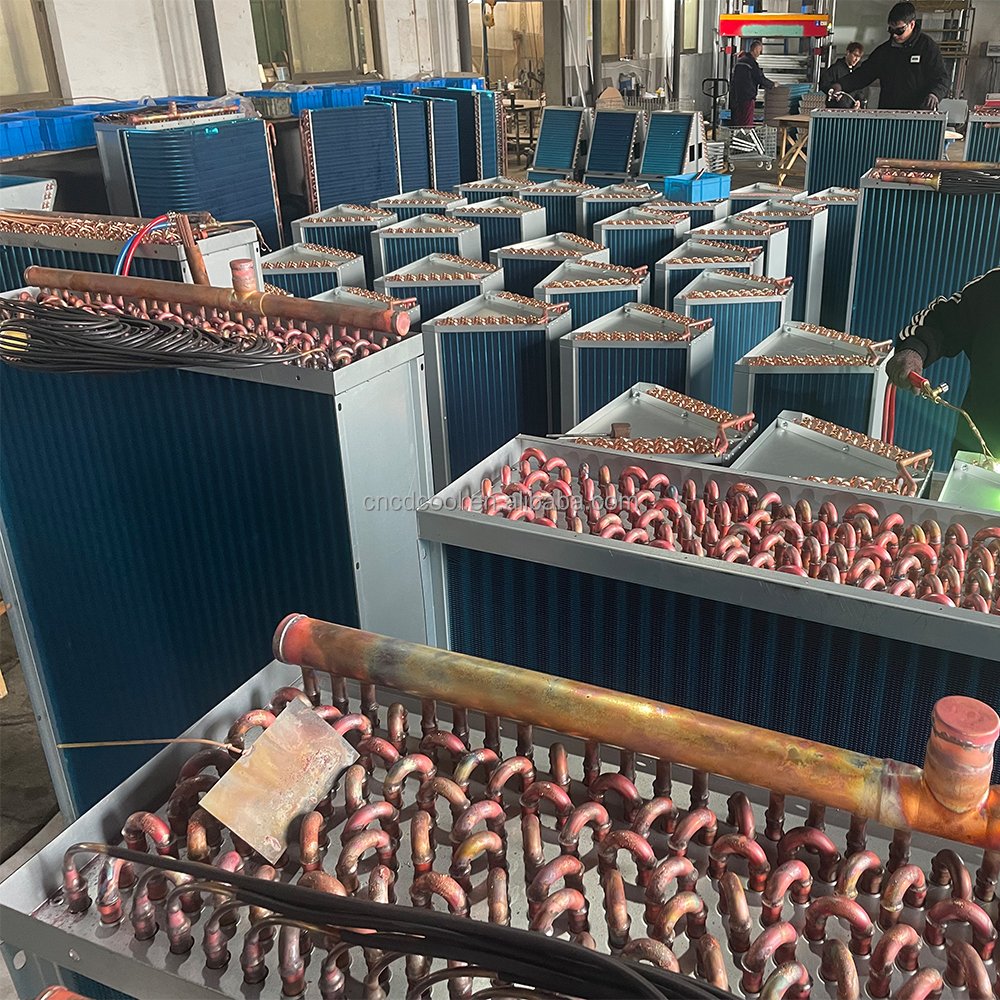 Industrial Air Cooler Equipment Stainless Steel Tube Coil Condenser Evaporator Heat Exchanger Copper Material Competitive Price