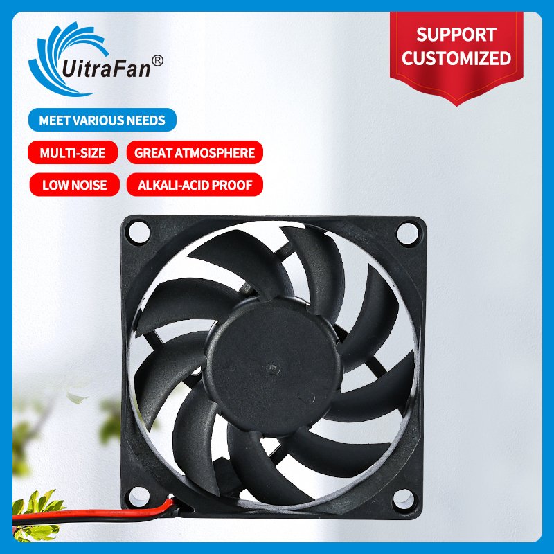 70mm Silent Dc Ventilation Fans 7015 Axial Fan Heater Cooling Fan 70*70*15MM