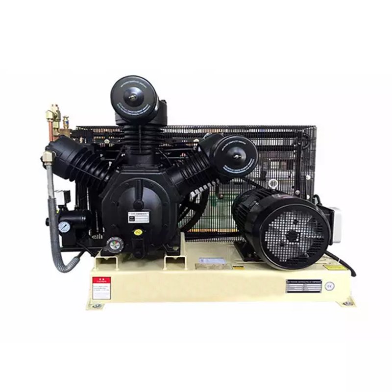 Hengda High Pressure Piston Air Compressor H0621A 30bar Stationary CNG Booster Low Noise Oil Lubrication Hot Sale Engine Motor
