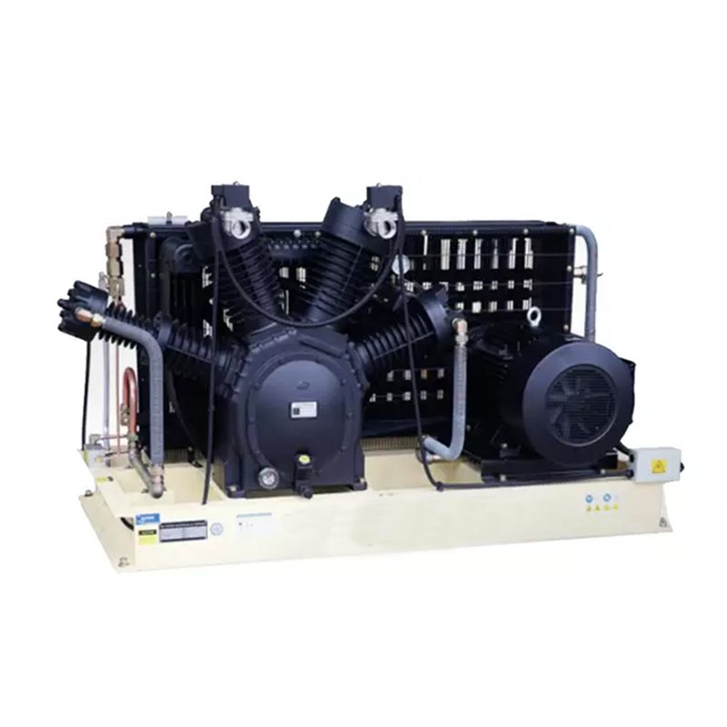 Hengda High Pressure Piston Air Compressor H0621A 30bar Stationary CNG Booster Low Noise Oil Lubrication Hot Sale Engine Motor