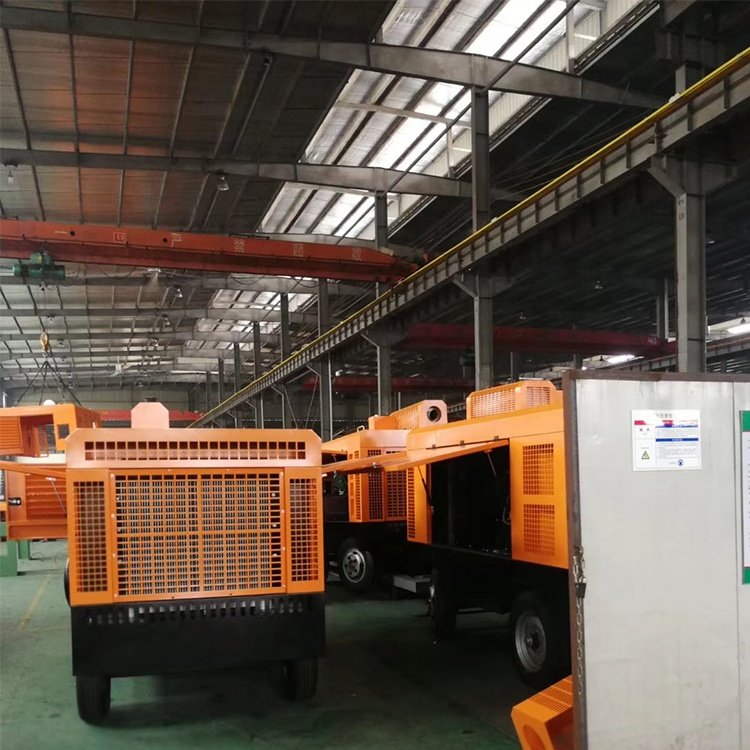 Kaishan KSDY Four Wheels 132 kw 17 M3/min Electric Air Compressor for Sand Blasting