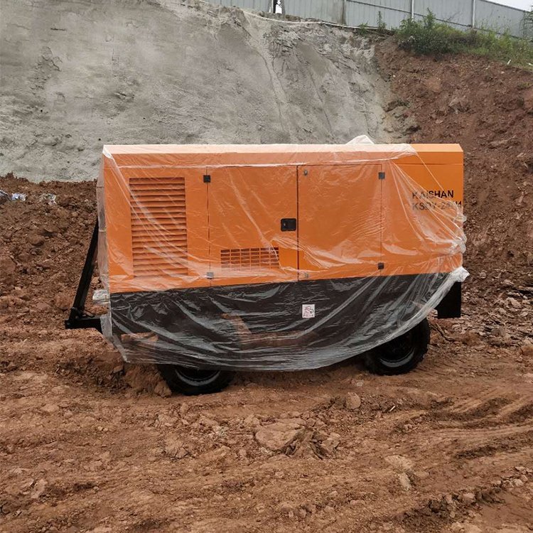 Kaishan KSDY Four Wheels 132 kw 17 M3/min Electric Air Compressor for Sand Blasting
