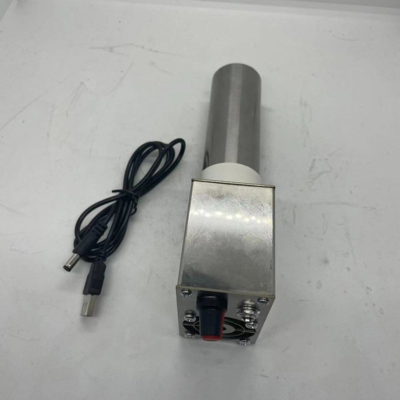 Small Portable Indoor/Outdoor Wood Stove Quality Electric 5-12 Volt Blower Fan Iron Material with Medium Pressure for Barbecue