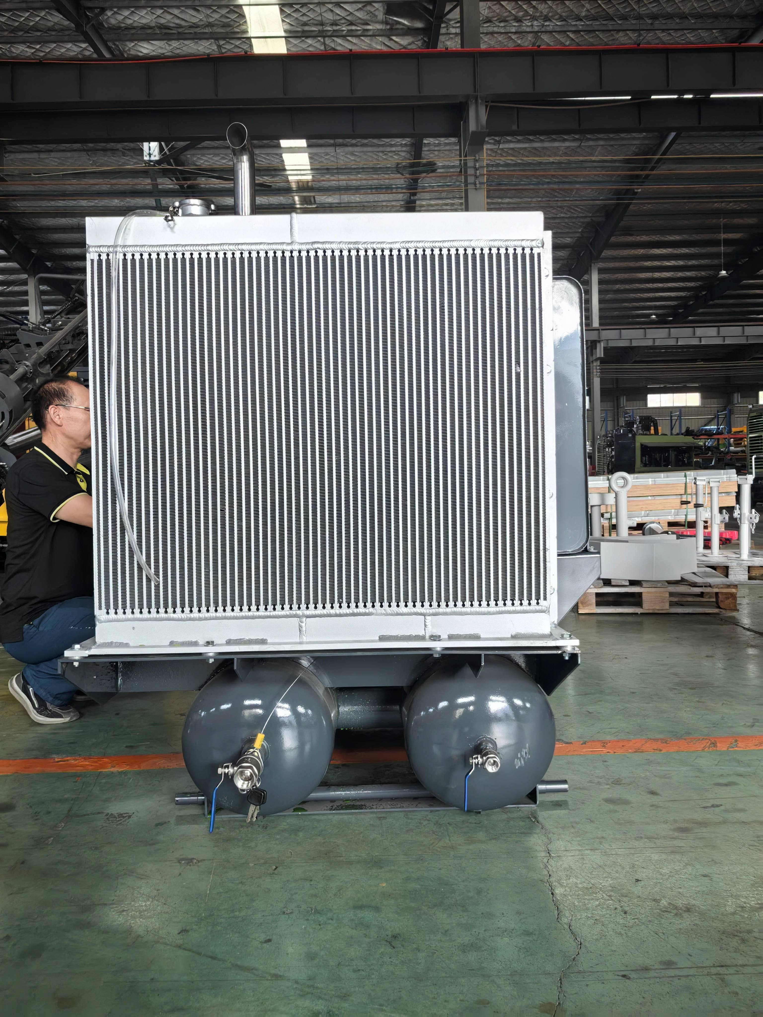 185cfm 8 bar Cummings Engine diesel Screw air Compressor Portable for Drilling Borehole