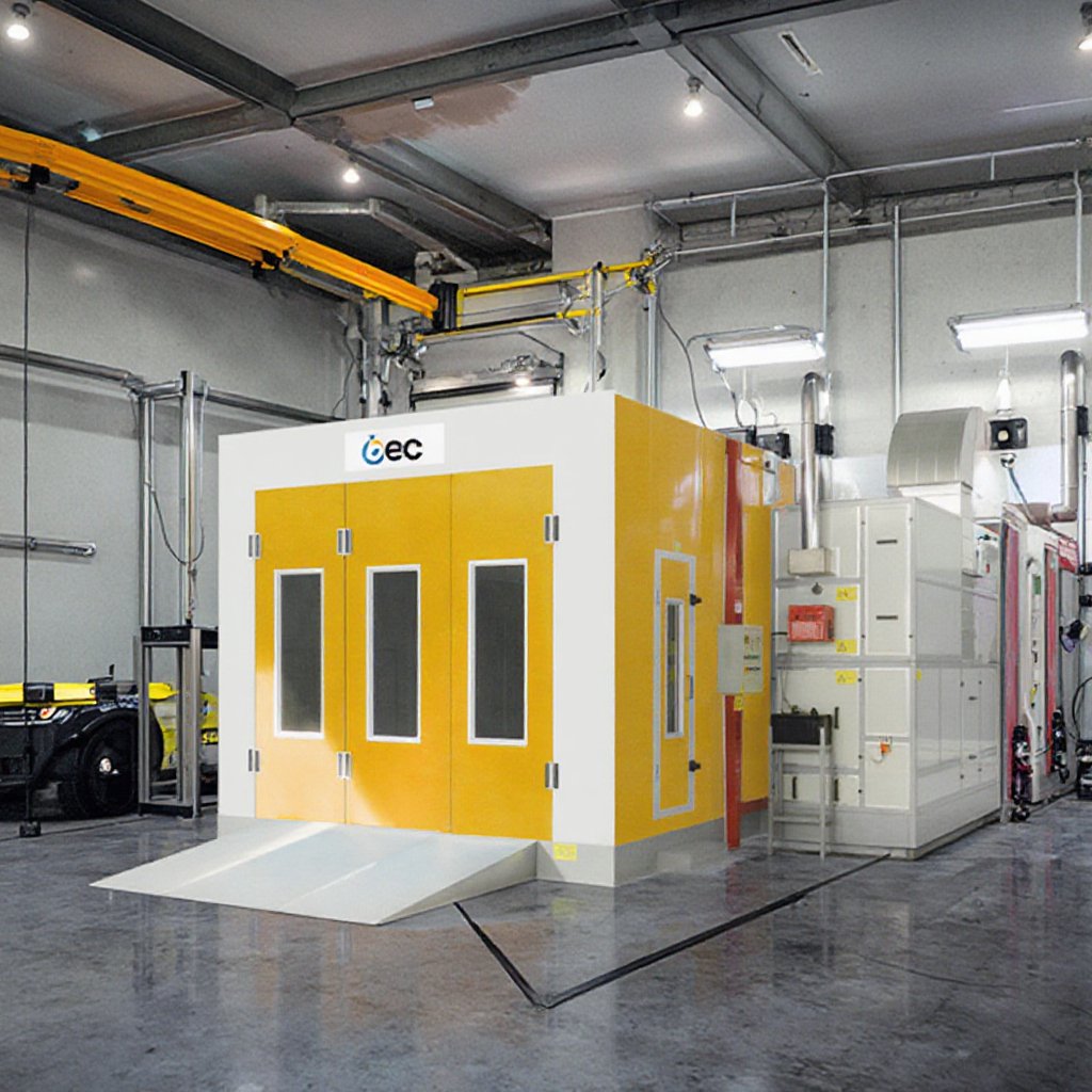 Water Curtain Spray Booth/cheaper Car Paint Booth