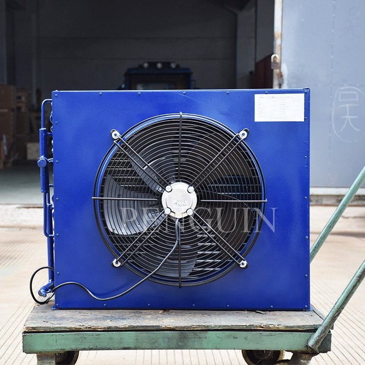 Refrigeration Heat Exchange Parts Air Cooled Condenser L Type Copper Condenser