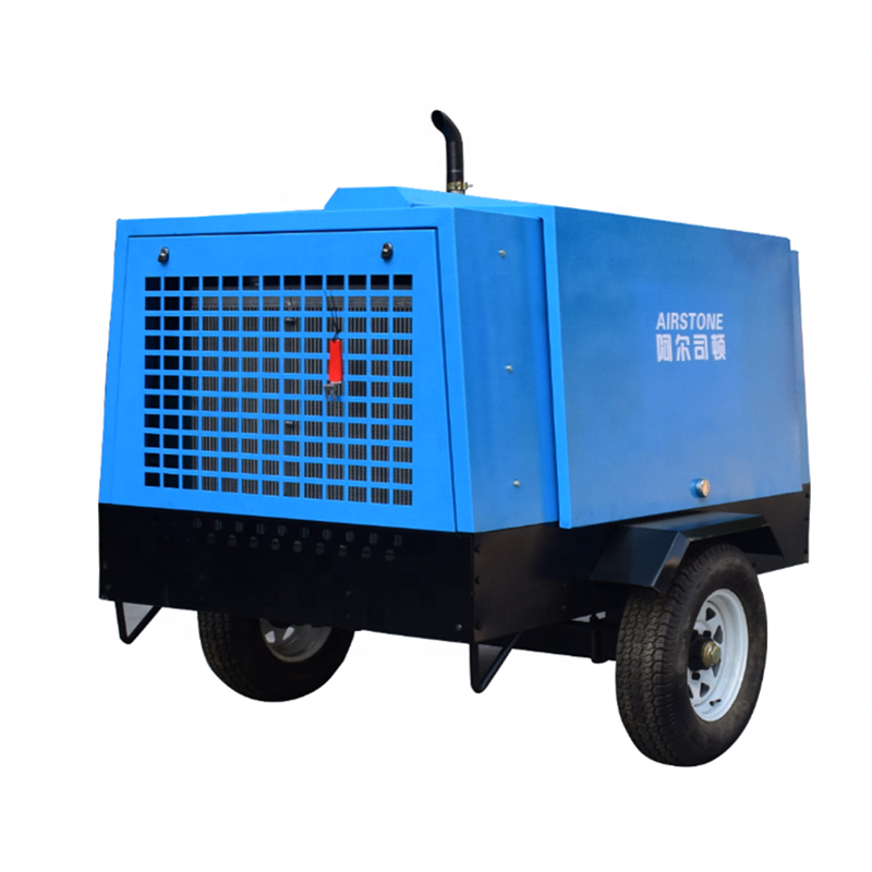 Airstone ASCY18/23 194kw 666 Cfm Diesel Portable Compressor High Pressure Mobile Diesel Driven Screw Air Compressor for Mining