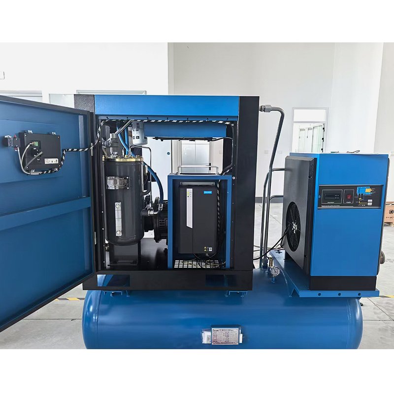 Industry Silent 15KW 22KW 37KW Combined 16bar VSD Screw Air Compressor for Fiber Laser Cutting Machine Equipment