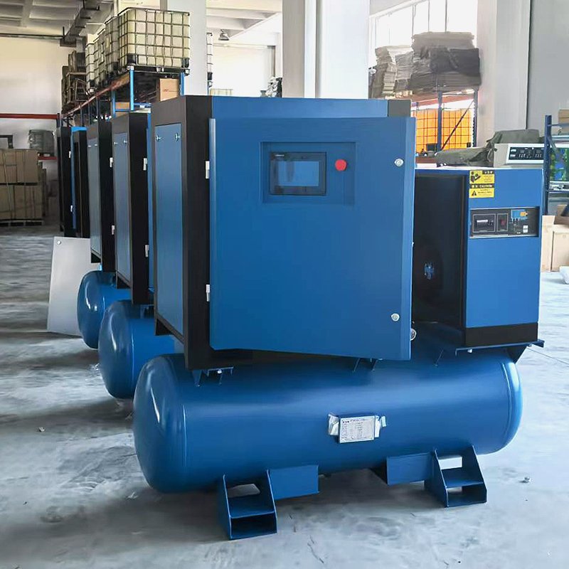 Industry Silent 15KW 22KW 37KW Combined 16bar VSD Screw Air Compressor for Fiber Laser Cutting Machine Equipment