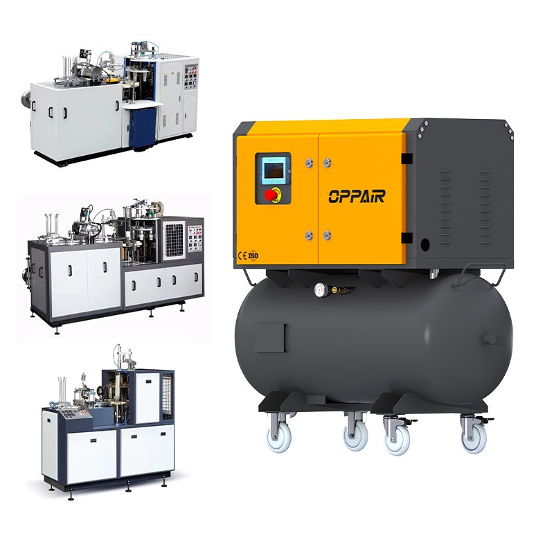 High Pressure 2-In-1 120L 200L Air Compressor With Air Tank