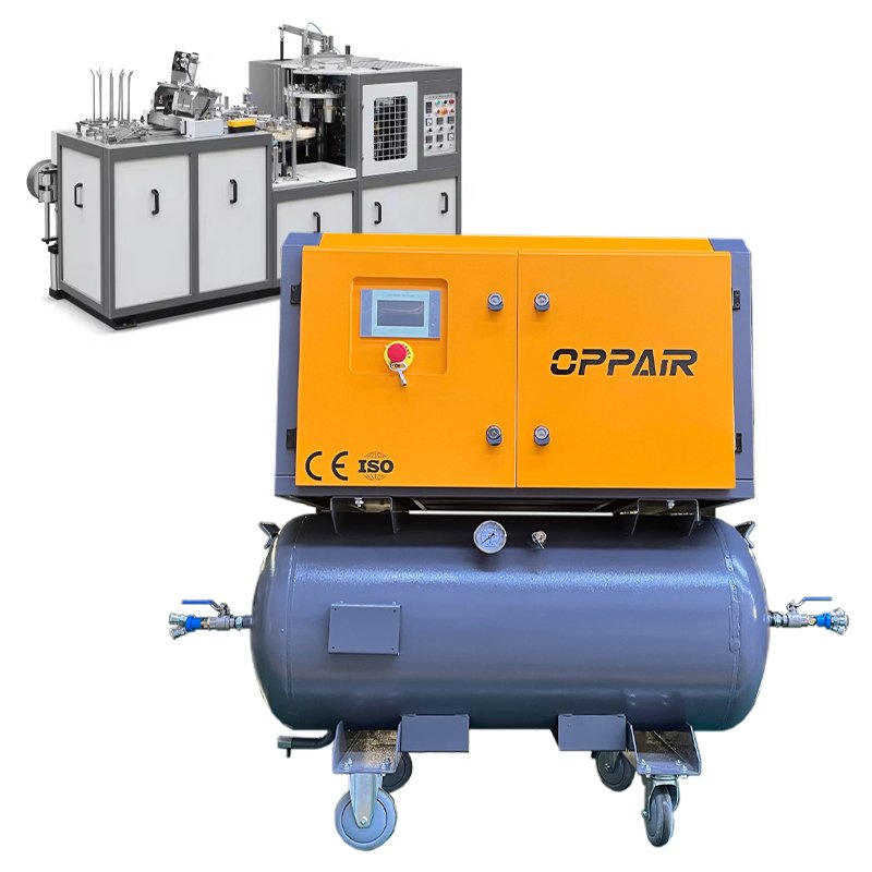 High Pressure 2-In-1 120L 200L Air Compressor With Air Tank