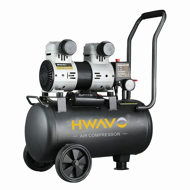 High Speed Piston Portable Silent Electric Oil-Free Oil Free Air Compressor From China Wholesale