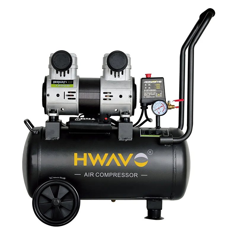 High Speed Piston Portable Silent Electric Oil-Free Oil Free Air Compressor From China Wholesale