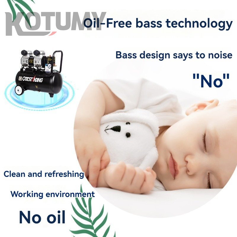 Portable Oil Free Silent Oilless Air Compressor